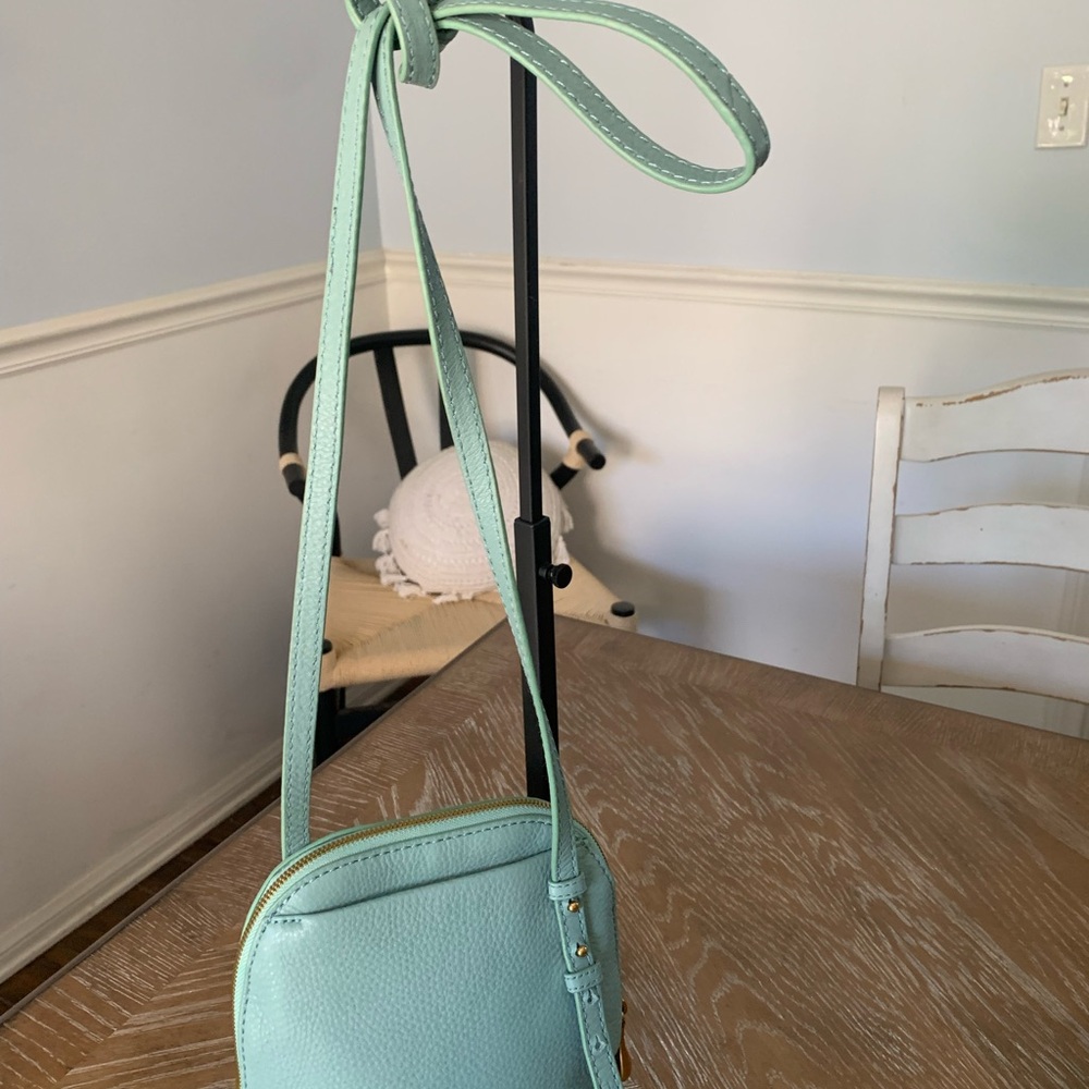 HOBO Light Green Crossbody Bag with Tassel - Picture 2 of 4